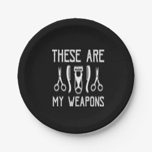 dit zijn mijn wapens papieren bordje