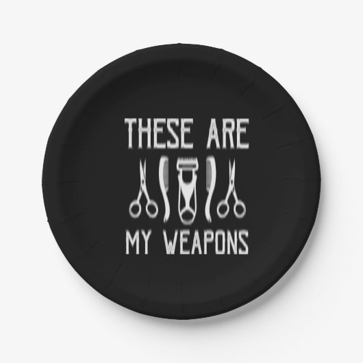 dit zijn mijn wapens papieren bordje (Voorkant)