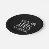 dit zijn mijn wapens papieren bordje (Gekanteld)