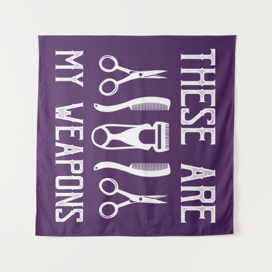 Dit zijn mijn wapens wandkleed (Voorkant (horizontaal))