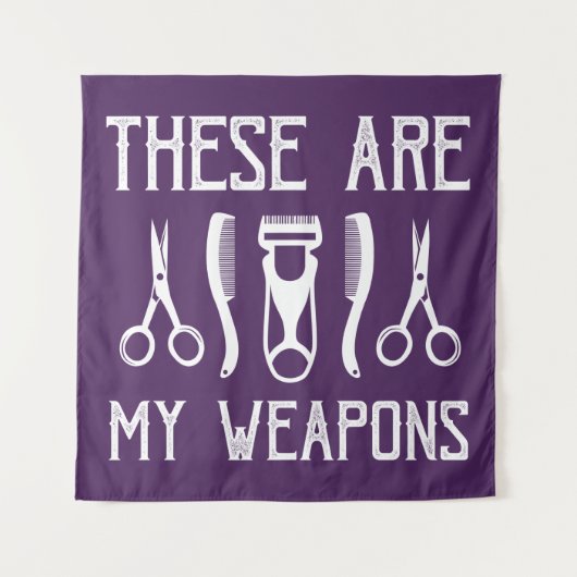 Dit zijn mijn wapens wandkleed (Voorkant)