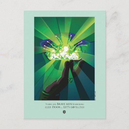 Dit zijn moedige Mannen die aan onze deur staan. Briefkaart (Voorkant)