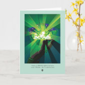 Dit zijn moedige Mannen die aan onze deur staan. Kaart (Gele Bloem)