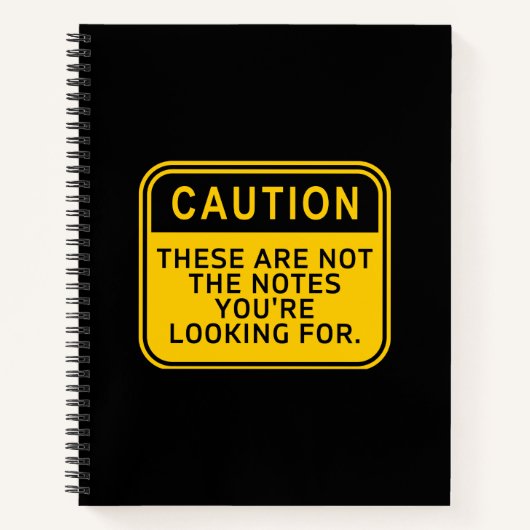 Dit zijn niet de notities die je op zoek bent naar notitieboek (Voorkant)