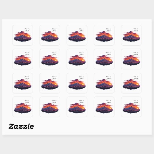 Dit zijn Utah Stickers (Vel)