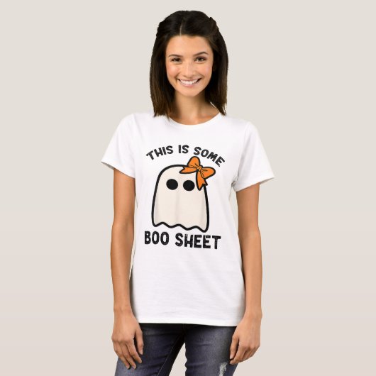 Dit zijn wat boekenblad Ghost Halloween kostuum Ma T-shirt (Voorkant volledig)