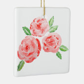 Dit zijn waterverf rozen keramisch ornament (Rechts)