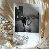 "Dit zijn wij" Foto Dank u kaart