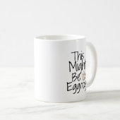 Dit zou Eggnog kunnen zijn - leuk vakantie Mok ont (Voorkant rechts)