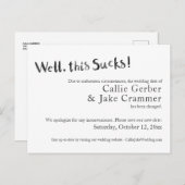 Dit zwevende Briefkaart wordt uitgesteld (Voorkant / Achterkant)