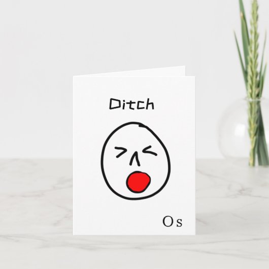 Ditch card feestdagen kaart (Voorkant)