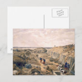 Ditch of the Bastion du Mat, bord uit 'The Seat' Briefkaart (Voorkant / Achterkant)