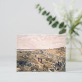 Ditch of the Bastion du Mat, bord uit 'The Seat' Briefkaart (Staand voorkant)