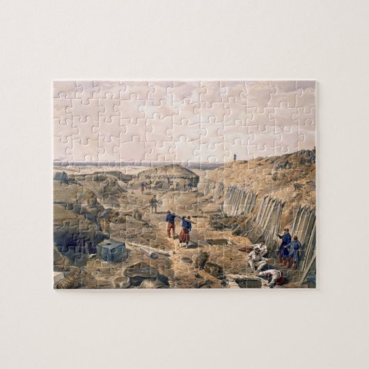 Ditch of the Bastion du Mat, bord uit 'The Seat' Legpuzzel (Horizontaal)