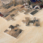 Ditch of the Bastion du Mat, bord uit 'The Seat' Legpuzzel (Zijkant)