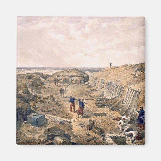 Ditch of the Bastion du Mat, bord uit 'The Seat' Magneet (Voorkant)