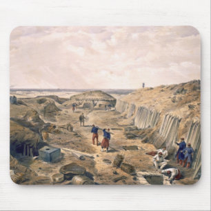 Ditch of the Bastion du Mat, bord uit 'The Seat' Muismat