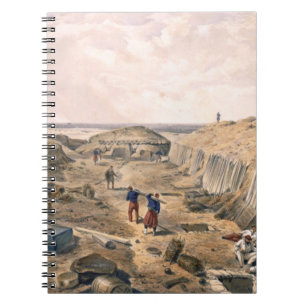 Ditch of the Bastion du Mat, bord uit 'The Seat' Notitieboek