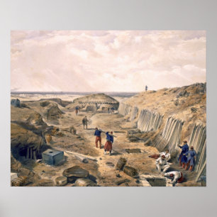 Ditch of the Bastion du Mat, bord uit 'The Seat' Poster