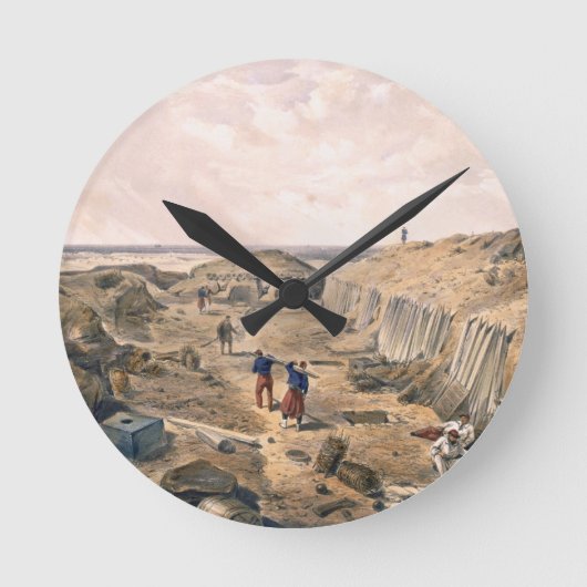 Ditch of the Bastion du Mat, bord uit 'The Seat' Ronde Klok (Voorkant)