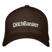 "DitchBanger" FlexFit Brown Sledders.com Pet (Voorkant)