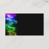 DITGITAL COLORS MUSIC HEARTBEATS ABSTRACTE BACKGRO VISITEKAARTJE (Achterkant)
