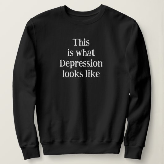Ditiseen depressiezoalshet_eruitziet_QRCTScan Swea Trui (Design voorkant)