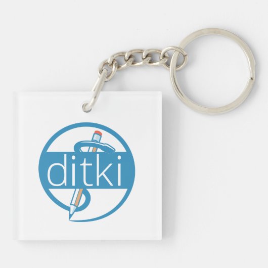 DITKI Cerebrum Sleutelhanger (Achterkant)