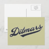 Ditmars Briefkaart (Voorkant / Achterkant)