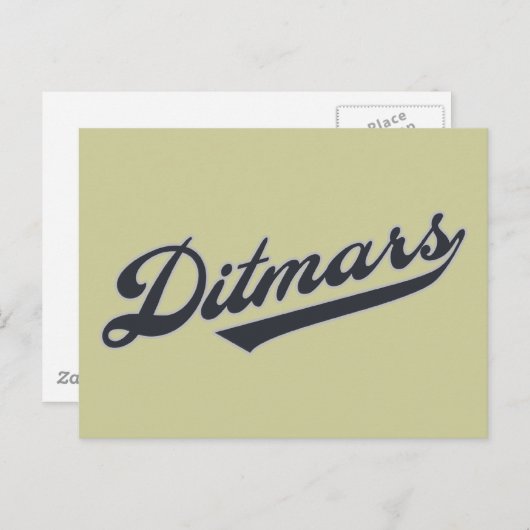Ditmars Briefkaart (Voorkant / Achterkant)