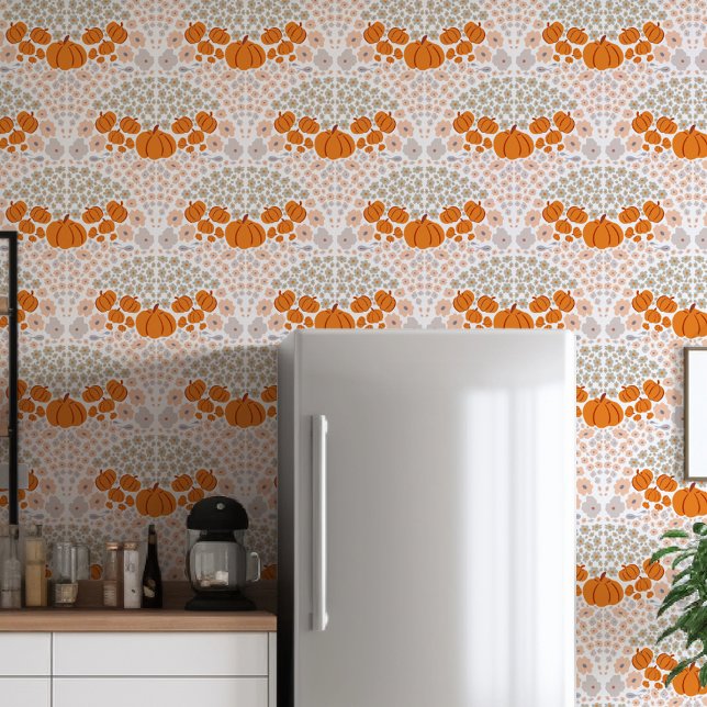 Ditsy Autumn Harvest Behang (Creator heeft geüpload)