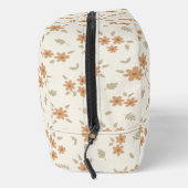 Ditsy Bloem Boho Wilde Bloem Neutraal Naam Beige Toilettasje (Rechts)