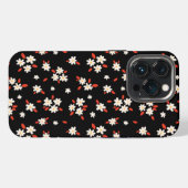 Ditsy bloemenprint iPhone hoesje (Achterkant horizontaal)