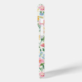 Ditsy Bloementuin met Initialen Case-Mate iPhone Case (Achterkant / Links)
