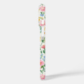 Ditsy Bloementuin met Initialen Case-Mate iPhone Case (Achterkant / Links)
