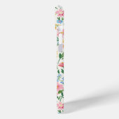 Ditsy Bloementuin met Initialen Case-Mate iPhone Case (Achterkant / Links)