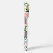 Ditsy Bloementuin met Initialen Case-Mate iPhone Case (Achterkant / Rechts)