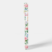 Ditsy Bloementuin met Initialen Case-Mate iPhone Case (Achterkant / Links)
