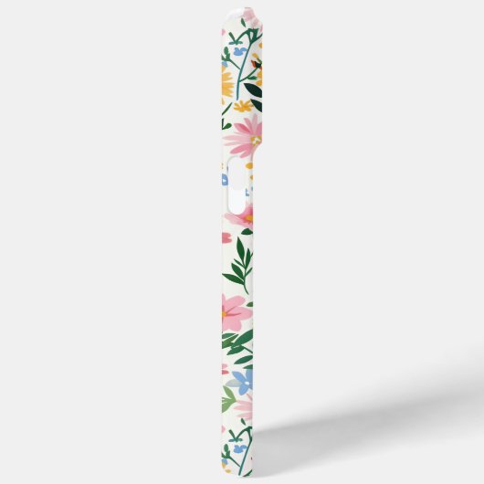 Ditsy Bloementuin Monogram Case-Mate iPhone Case (Achterkant / Rechts)