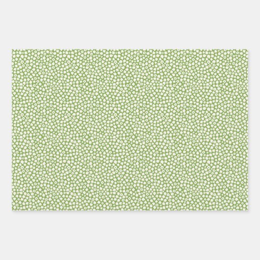 Ditsy Bloemenweide Inpakpapier Vel (Voorkant)