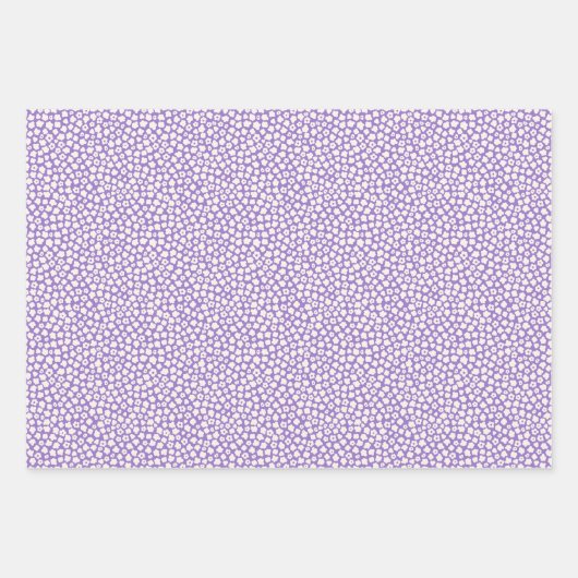 Ditsy Bloemenweide Inpakpapier Vel (Voorkant 3)