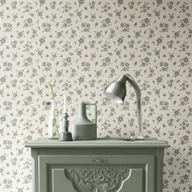 Ditsy bloemmotief gedempte neutrale cottagecore be