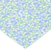  Ditsy Blue White Periwinkle Flowers Tafelkleed (Gekanteld)