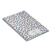 Ditsy Coral Daisies – Mini Floral Seamless Pattern Notitieboek (Rechterzijde)