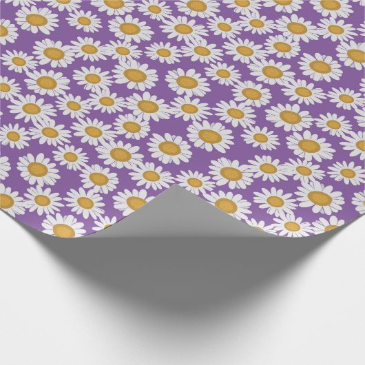 Ditsy daisy flowers cadeaupapier (Hoek)