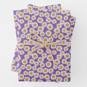 Ditsy daisy flowers inpakpapier vel