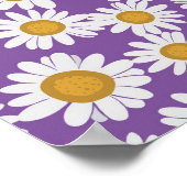 Ditsy daisy flowers poster (Hoek)
