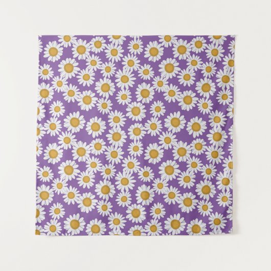 Ditsy daisy flowers wandkleed (Voorkant)