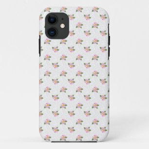 Ditsy Dog Roos Polka Style iPhone 5 Hoesje-Mate Ho iPhone 11 Hoesje