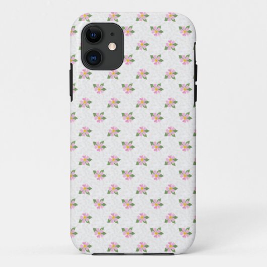 Ditsy Dog Roos Polka Style iPhone 5 Hoesje-Mate Ho Case-Mate iPhone Case (Achterkant)
